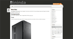Desktop Screenshot of bininda.com